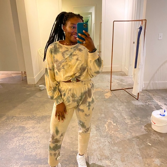 Women's Tie-Dye Jumpsuit - Picture 2 of 2